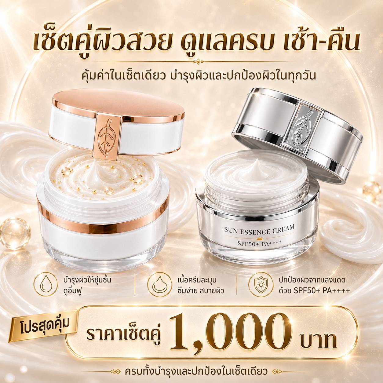 ชุดดูแลผิว Premium Skincare Duo